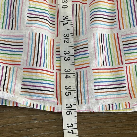 Unbranded Sundress Womens Medium Multicolor Rainbow Barcode Pride Button Front - Picture 11 of 11